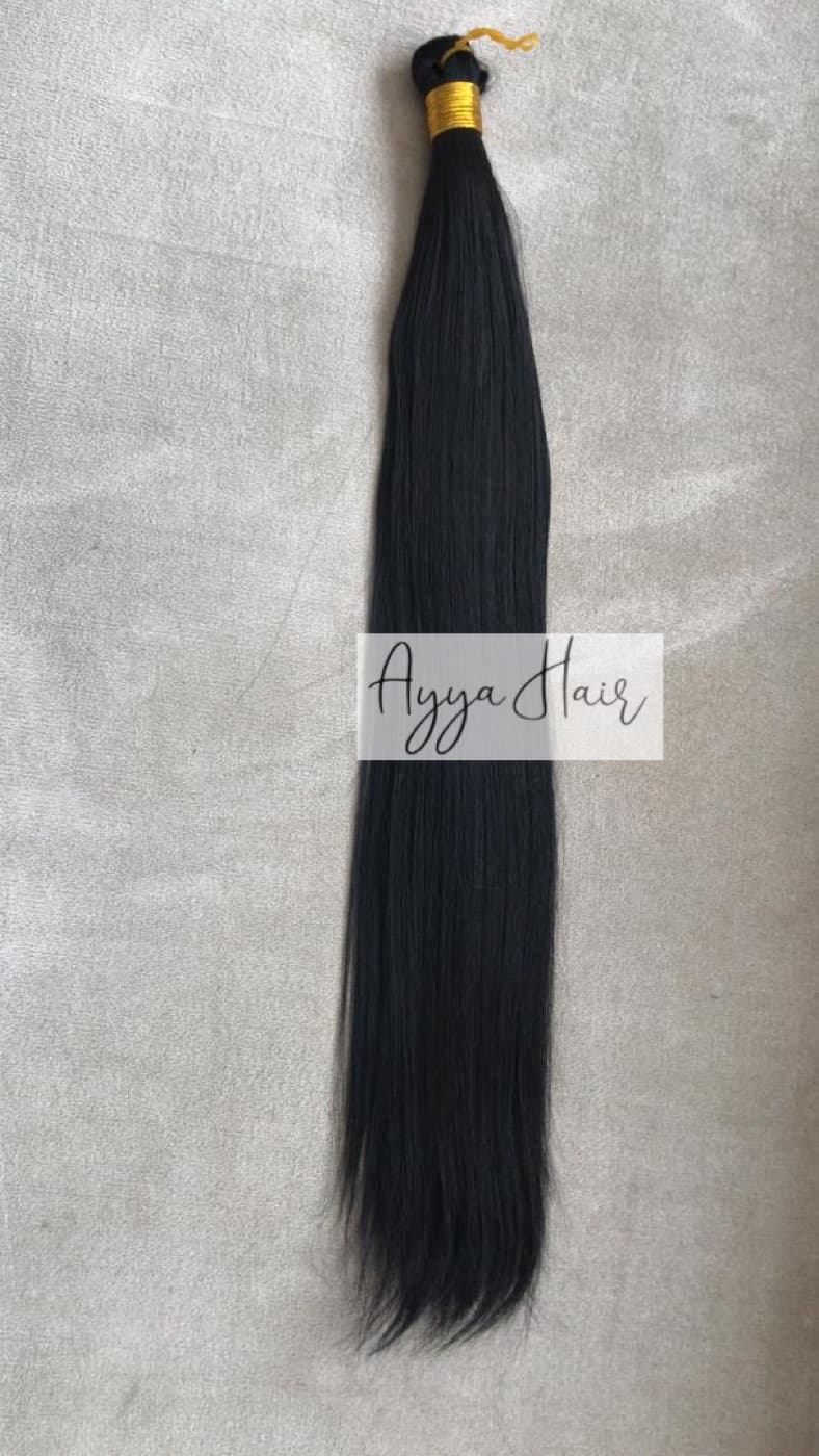 Bone Straight Braid Extension – Onyx Black