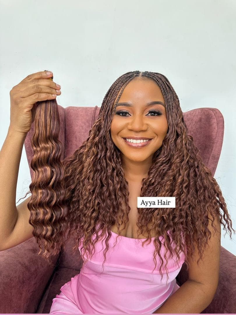 Deep Wave Braid Extension – Cinnamon Mocha (Darker Shade)
