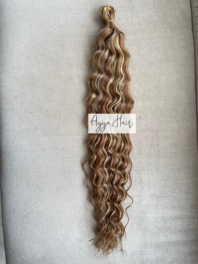Deep Wave Braid Extension – Platinum Strawberry Blonde