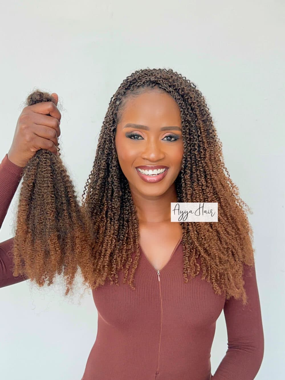 Kinky Curly Hair Human Hair Replica – Jet Black