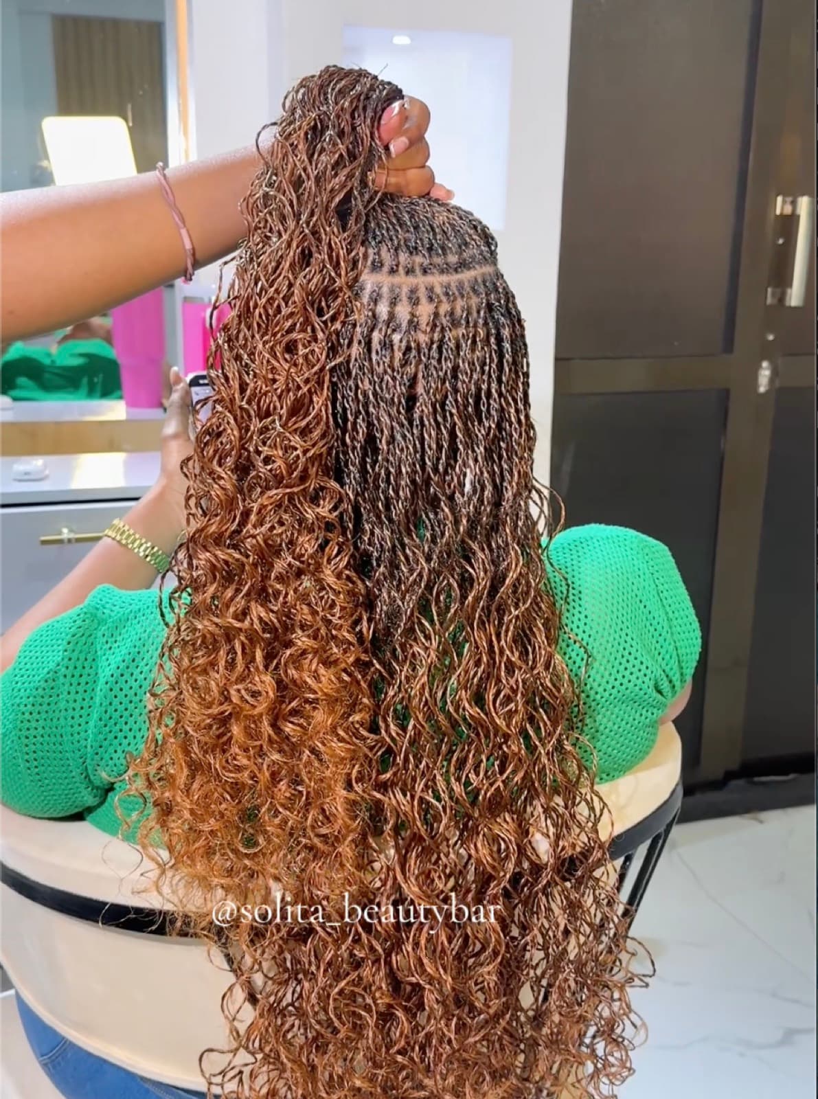 curly braids